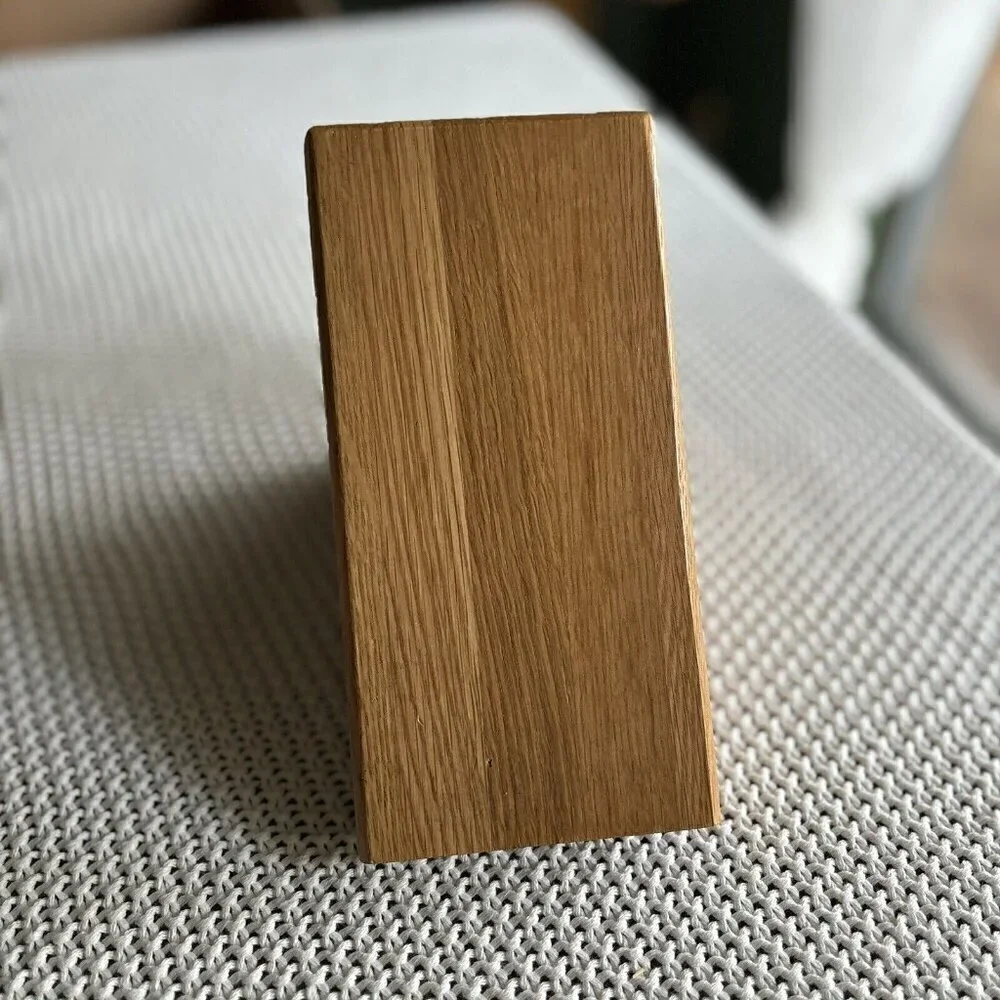 Cutco Knife Block Counter Storage 1751 Honey Finish Oak 8 Slot 'Studio